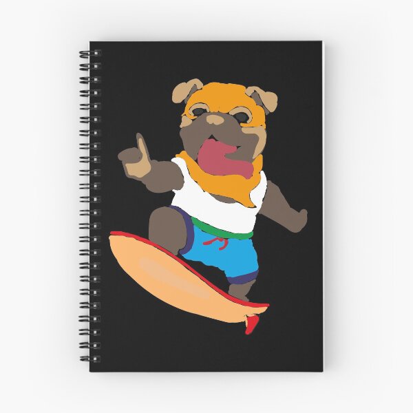 Item preview, Dog On Surfboard - pug version designed and sold by bahicharafe.