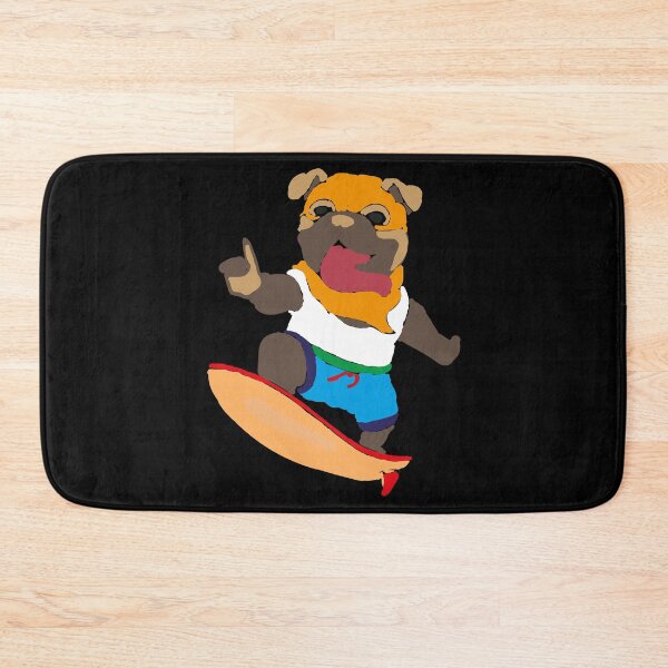 Item preview, Dog On Surfboard - pug version designed and sold by bahicharafe.