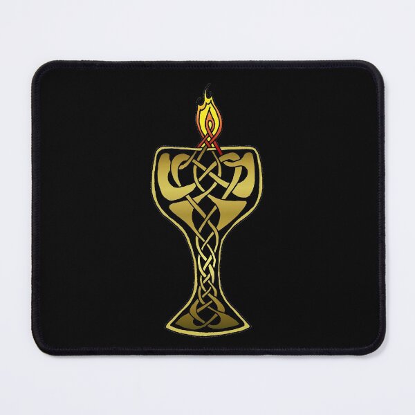 Item preview, Celtic Knotwork Flaming Chalice designed and sold by ingridthecrafty.