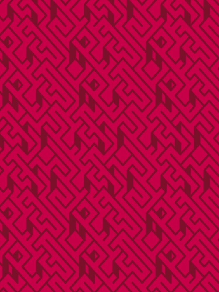 Thumbnail 5 of 5, iPhone Case, Red lines pattern designed and sold by BlueHut.
