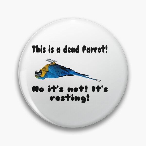 Item preview, The Dead & Resting Parrot designed and sold by LisaMPierce1990.