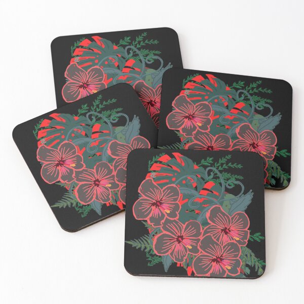 Item preview, vibe of flower blood hibiscus aesthetic designed and sold by darkskullart.
