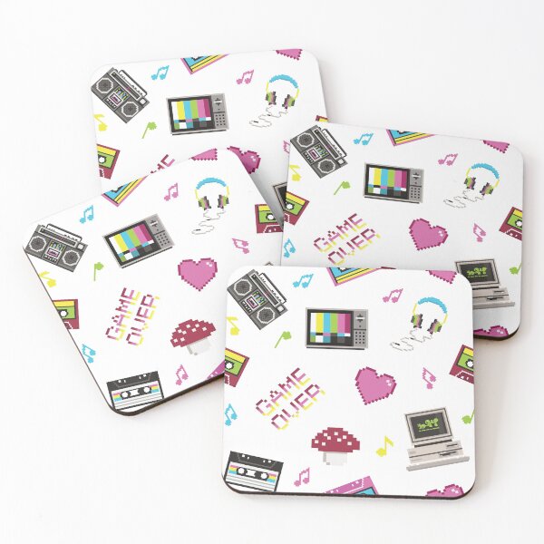 Item preview, Retro 80s Entertainment Pixel Set designed and sold by infleims.