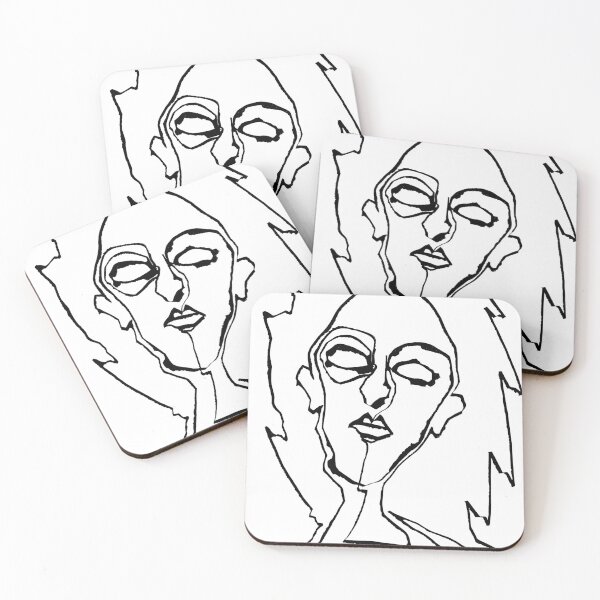 Item preview, Perspective one line drawing designed and sold by Bara AlArfaj.