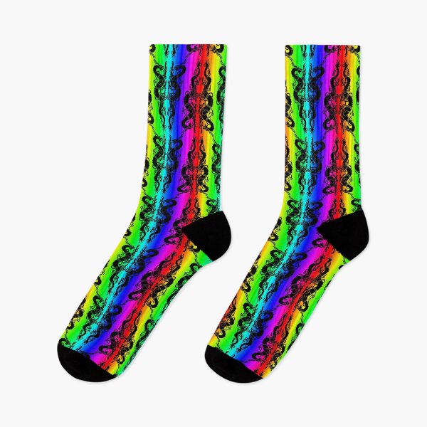 Item preview, Celtic Black Dragons on Rainbow designed and sold by ingridthecrafty.