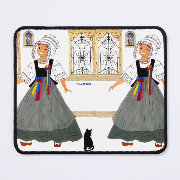 Item preview,  France. The ribbons and rosettes are worn on the occasion of the wedding

You will find all these costumes and their explanations in my book
"France in traditional costumes. From the continent to the tropics."
Each region of France has different and  designed and sold by Catherine Debusne.