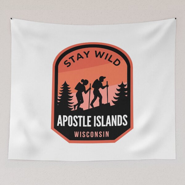 Aperçu de l'œuvre Apostle Islands Wisconsin Hiking in Nature créée et vendue par HalpinDesign.