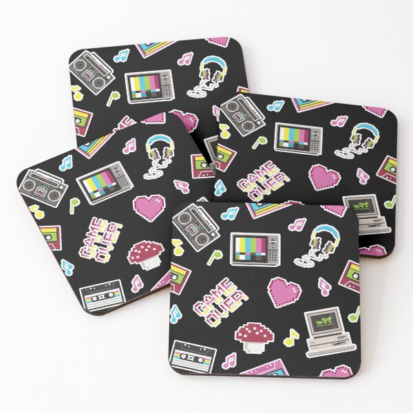 Item preview, Retro 80s Entertainment Pixel Set designed and sold by infleims.