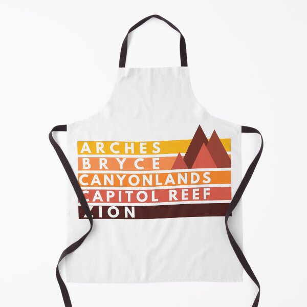Item preview, Utah Mighty 5 National Parks Arches Bryce Canyonlands Capitol Reef Zion designed and sold by BadLatitude.