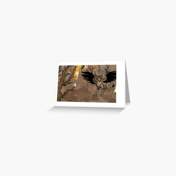 Lioness Demon from "I'll Go" Greeting Card