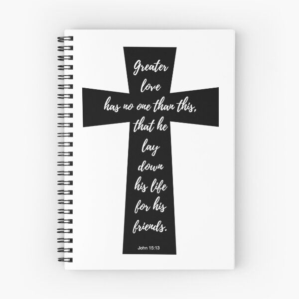 Item preview, John 15:13 Bible Verse designed and sold by LandreyDesigns.