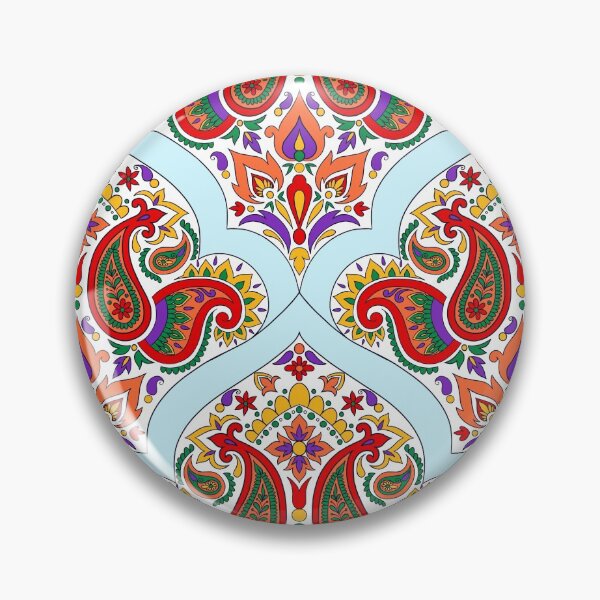 Item preview, Seamless Paisley Pattern - Light Blue designed and sold by SemDesigns1.