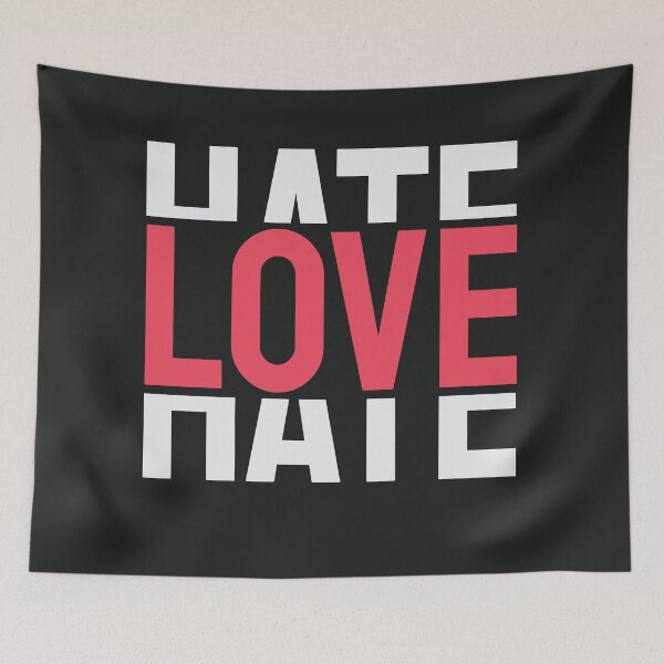 Item preview, Love Hate Cool Design designed and sold by Nadheesh.