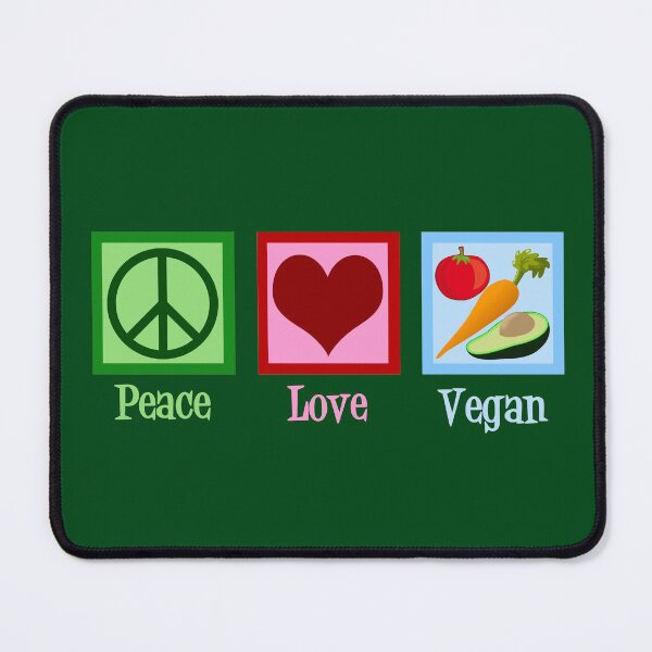 Item preview, Peace Love Vegan designed and sold by Epic Love Designs.