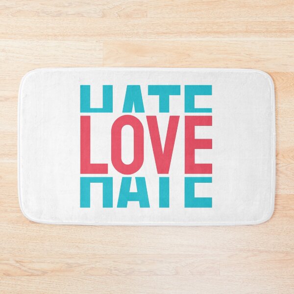 Item preview, Love Hate Cool Design White Version designed and sold by Nadheesh.