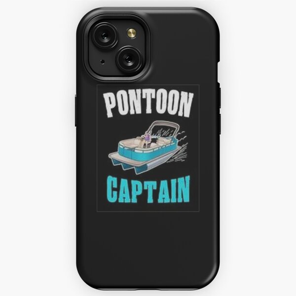 iPhone 13 Pro Max Retro & Funny Pontooning Boat Graphic & Pontoon Captain  Case