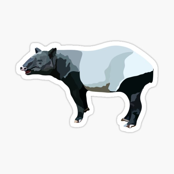 Item preview, M is for Malayan Tapir  designed and sold by thezoogirl.