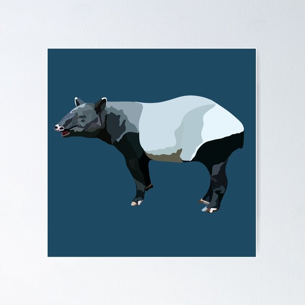 Item preview, M is for Malayan Tapir  designed and sold by thezoogirl.