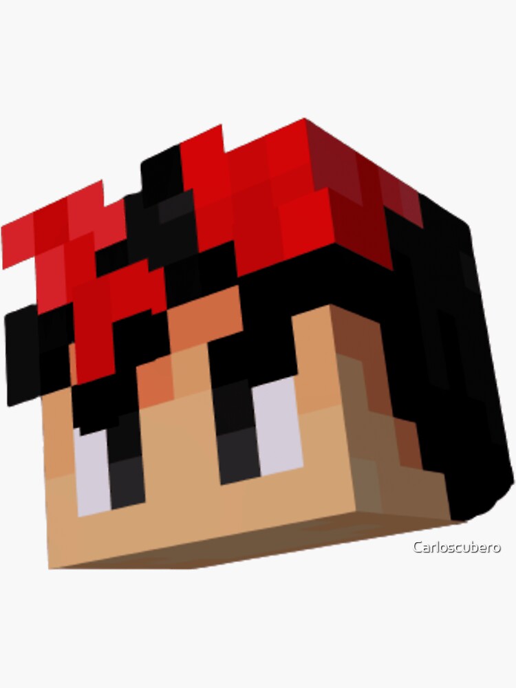 The Grefg Skin Minecraft (Tortillaland) Sticker by Carloscubero