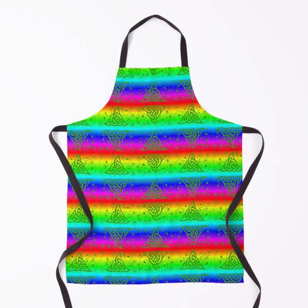Item preview, Leafy Triknot Rainbow designed and sold by ingridthecrafty.