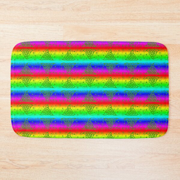Item preview, Leafy Triknot Rainbow designed and sold by ingridthecrafty.