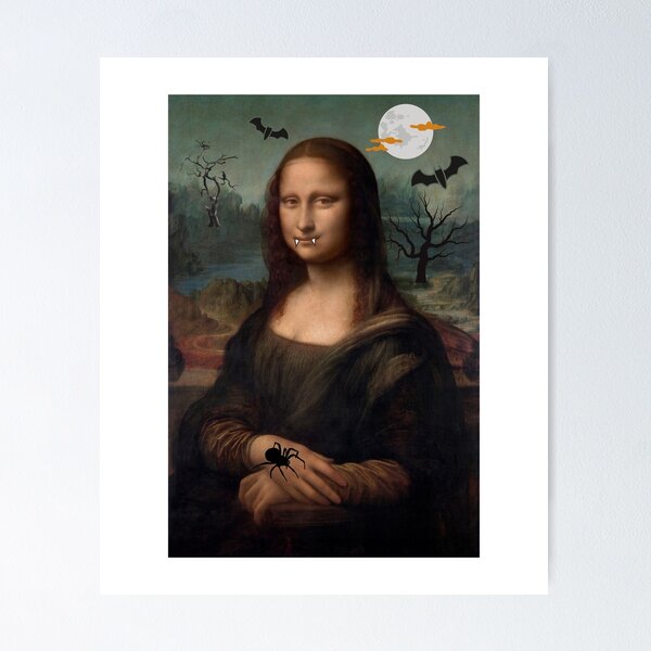 Mona Lisa Monalisa Bald Meme Photographic Print for Sale by