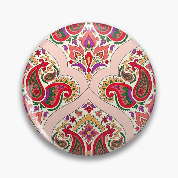 Item preview, Seamless Paisley Pattern - Peachy Pink designed and sold by SemDesigns1.