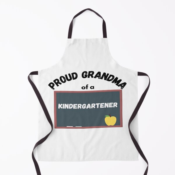 Item preview, proud grandma of a kindergartener, chalkboard graphic designed and sold by Jessi-Sketches.
