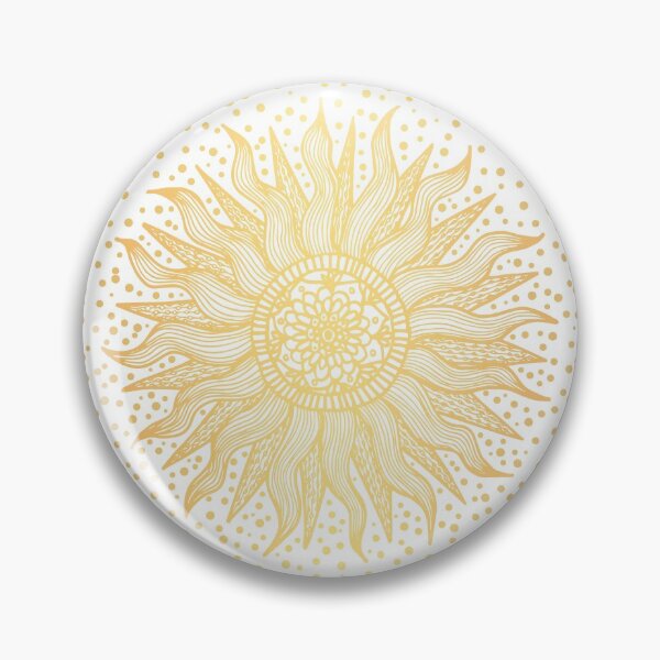 Item preview, Sun Mandala Gold Confetti designed and sold by Julie Erin Designs.
