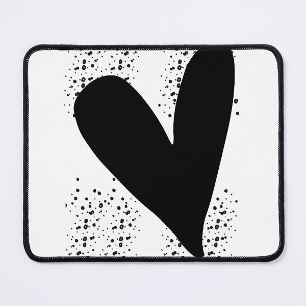 Item preview, black heart sticker designed and sold by RehabMohamad.
