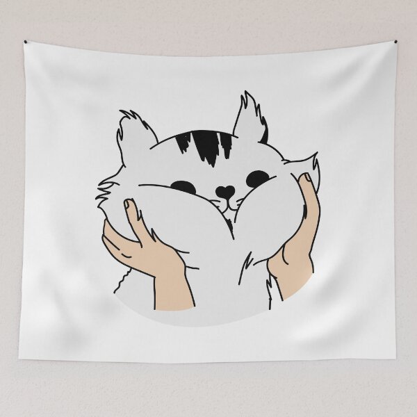 Item preview, Petting cute cat designed and sold by Ridaelb.