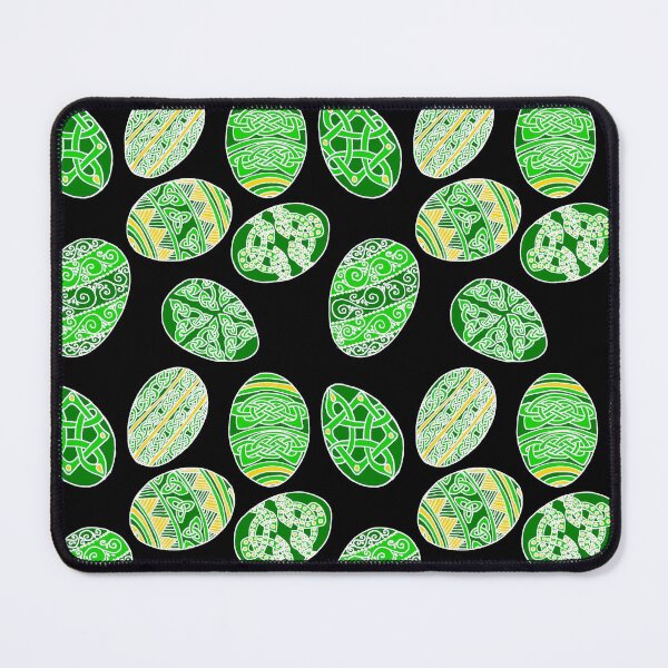 Item preview, Celtic Pysanky Eggs in Greens designed and sold by ingridthecrafty.