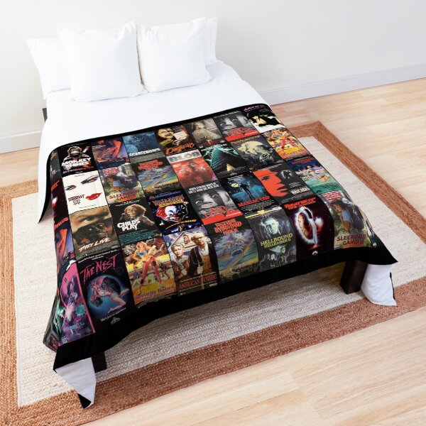 RETRO HORROR VHS ARTWORK - 1988 Comforter