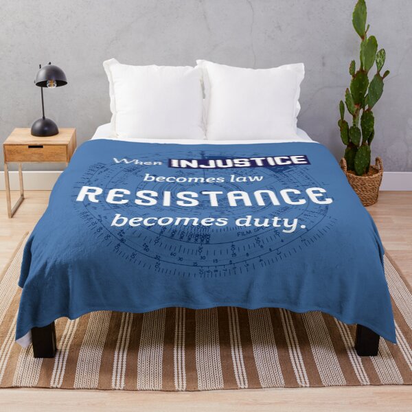 Item preview, When Injustice Becomes Law. Jefferson Resistance Quote designed and sold by Rebel-Design.