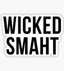 Wicked Smaht Sticker