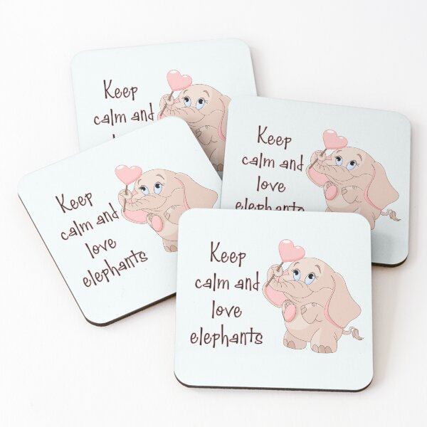 Item preview, Keep Calm And Love Elephants designed and sold by Nesro34.