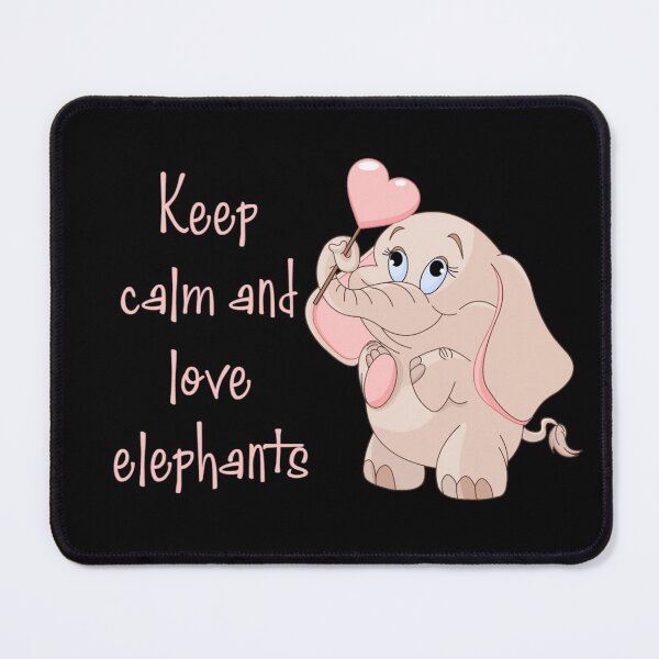 Item preview, Keep Calm And Love Elephants designed and sold by Nesro34.