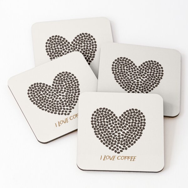 Item preview, I love coffee designed and sold by MlleGloriaShop.