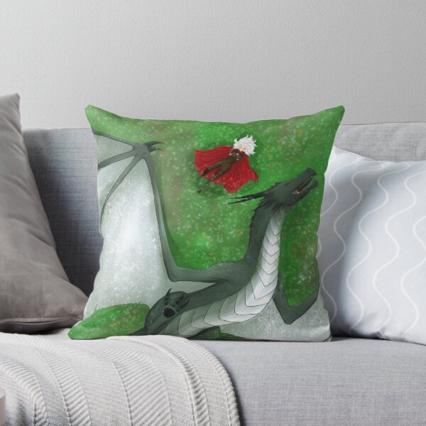 Fearsome Wyvern Indeed Throw Pillow