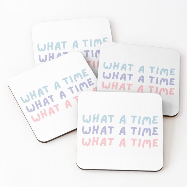 Item preview, what a time lyrics in pastel colors  designed and sold by KIKAIA  The Label.