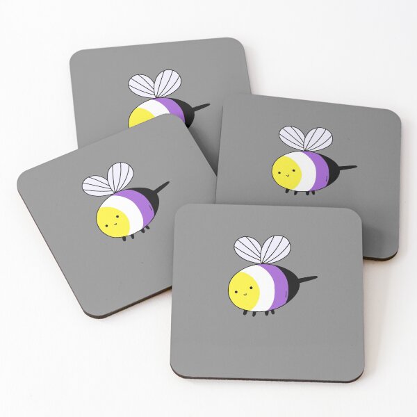 Item preview, Subtle Nonbinary Bee. nonbinary bee designed and sold by tiredandbored.