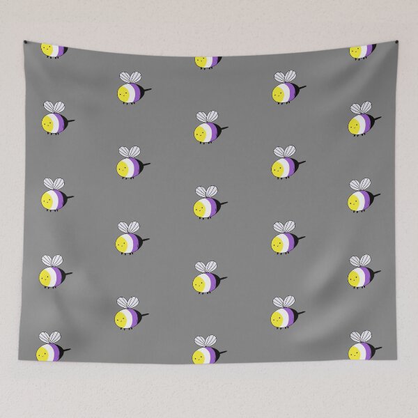 Item preview, Subtle Nonbinary Bee. nonbinary bee designed and sold by tiredandbored.