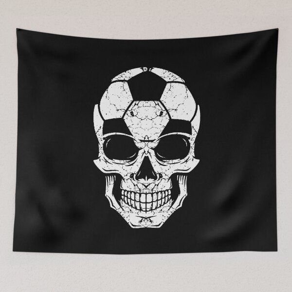 Item preview, Soccer skull designed and sold by Mila1946.
