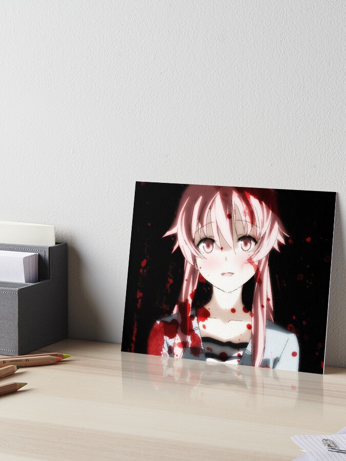 The Future Diary Mirai Nikki Anime Art Print for Sale by Anime Store