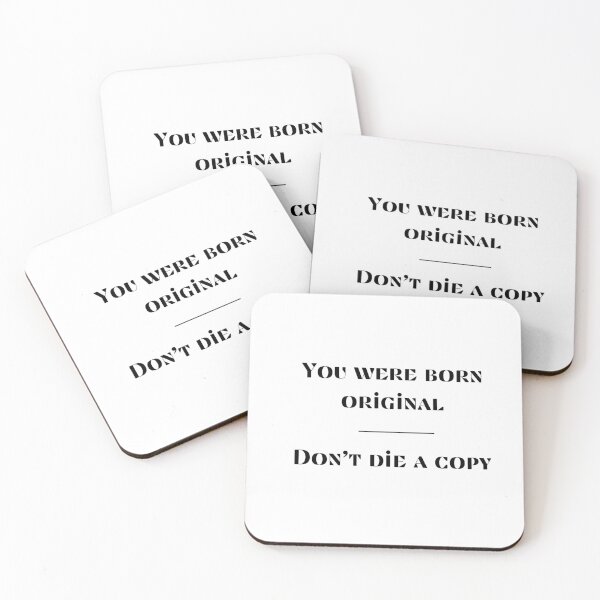 Item preview, You were born original – Don’t die a copy designed and sold by Abdelhakim-ben.