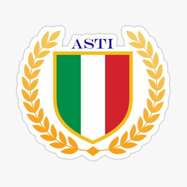 Asti Italy Sticker