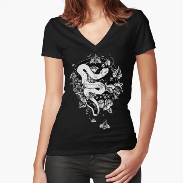 THE END OF THE SUMMER Fitted V-Neck T-Shirt