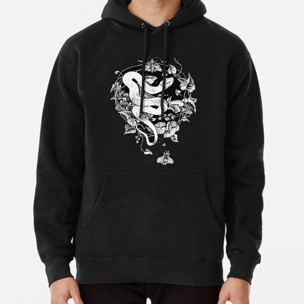 Gucci Kingsnake Graphic Print Hoodie - Black Sweatshirts & Hoodies