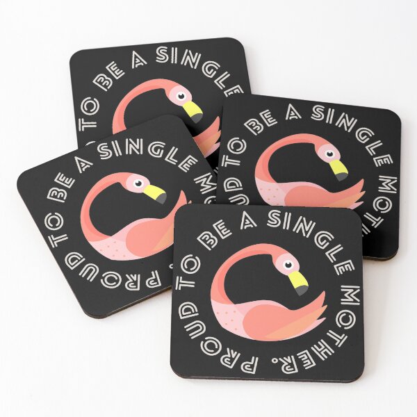 Item preview, proud single flamingo mother designed and sold by vidyaroul.