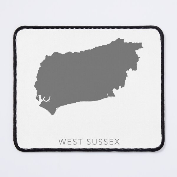 Item preview, Map of West Sussex UK designed and sold by By-Danni-Marie.